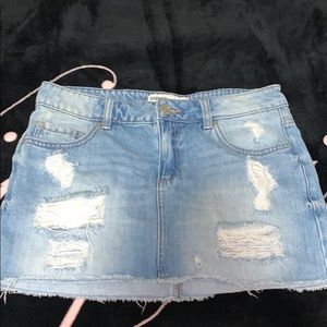 GARAGE JEAN SKIRT!!